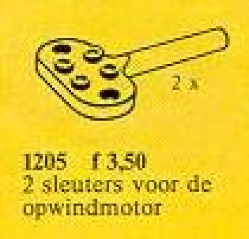 Main image of LEGO Keys for Wind-Up Motor (1205-1)