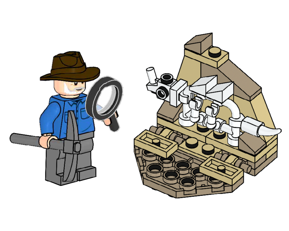 Main image of LEGO Alan Grant and Dino Skeleton (122334-1)