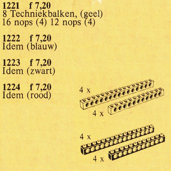 LEGO TECHNIC Beams [Red]