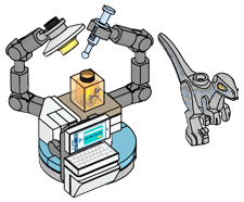 Raptor and Laboratory Table