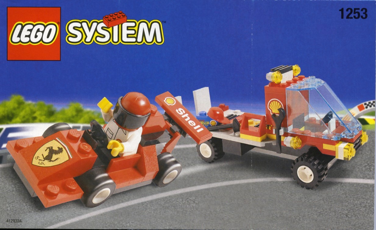 Main image of LEGO Shell Car Transporter (1253-1)