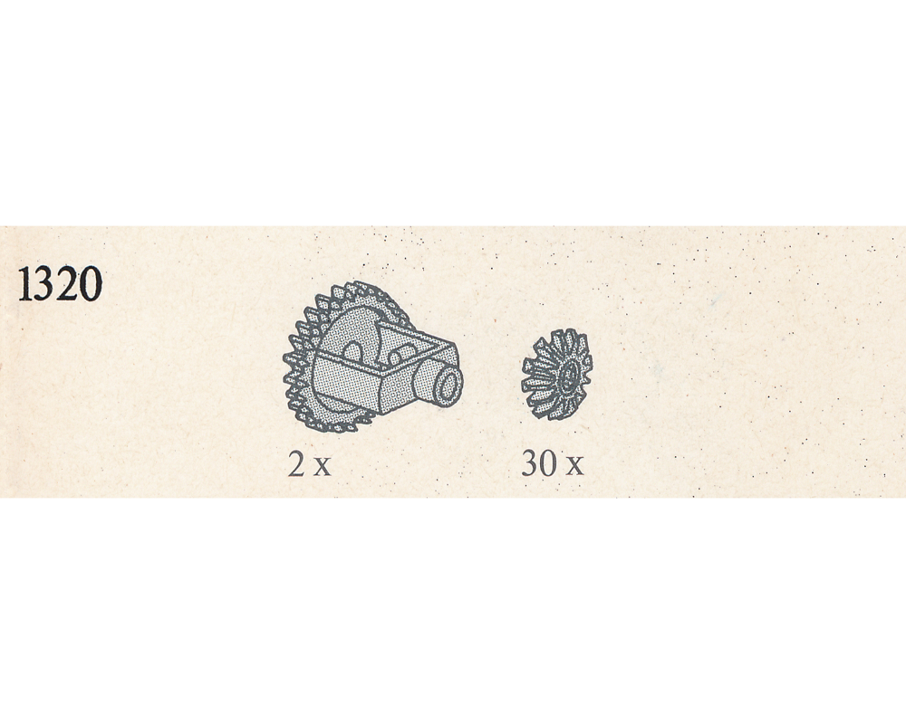 Main image of LEGO Differential and Bevel Gears (1320-1)