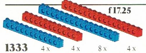 Main image of LEGO Red/Blue Beams (1333-1)