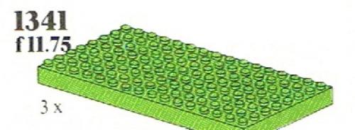 Main image of LEGO Building Plates Green (1341-1)