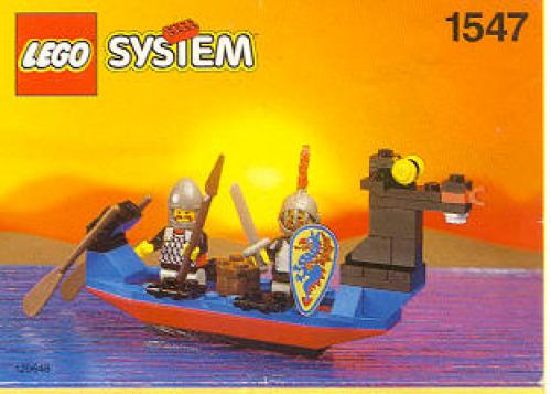 Main image of LEGO Black Knights Boat (1547-1)