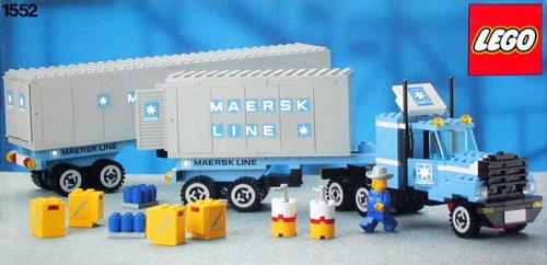 Main image of LEGO Maersk Line Container Truck (1552-1)