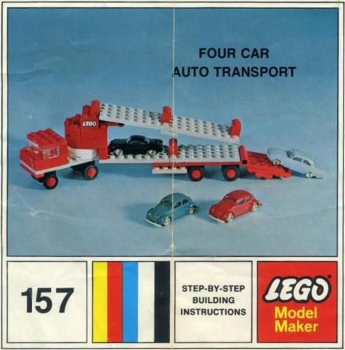 Main image of LEGO Four Car Auto Transport (157-3)