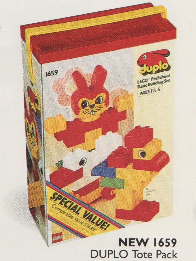 LEGO 1659 DUPLO Tote Pack
