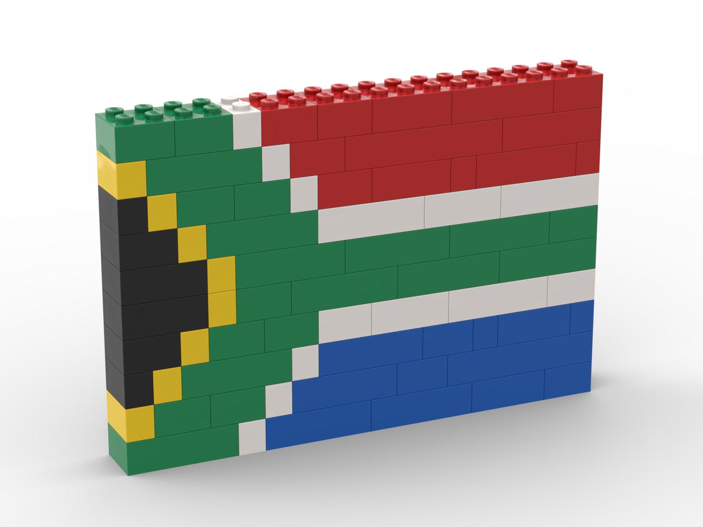 LEGO South African Flag