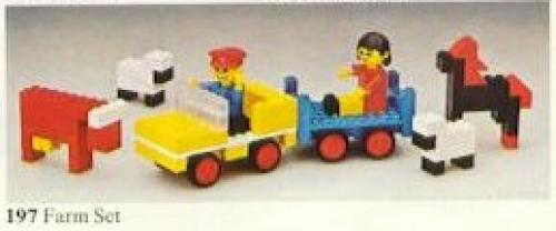 Main image of LEGO Farm Vehicle and Animals (197-1)