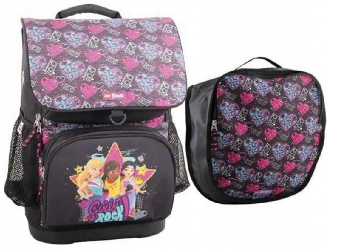 LEGO 200141914 Friends Girls Rock Backpack with Sports Bag box