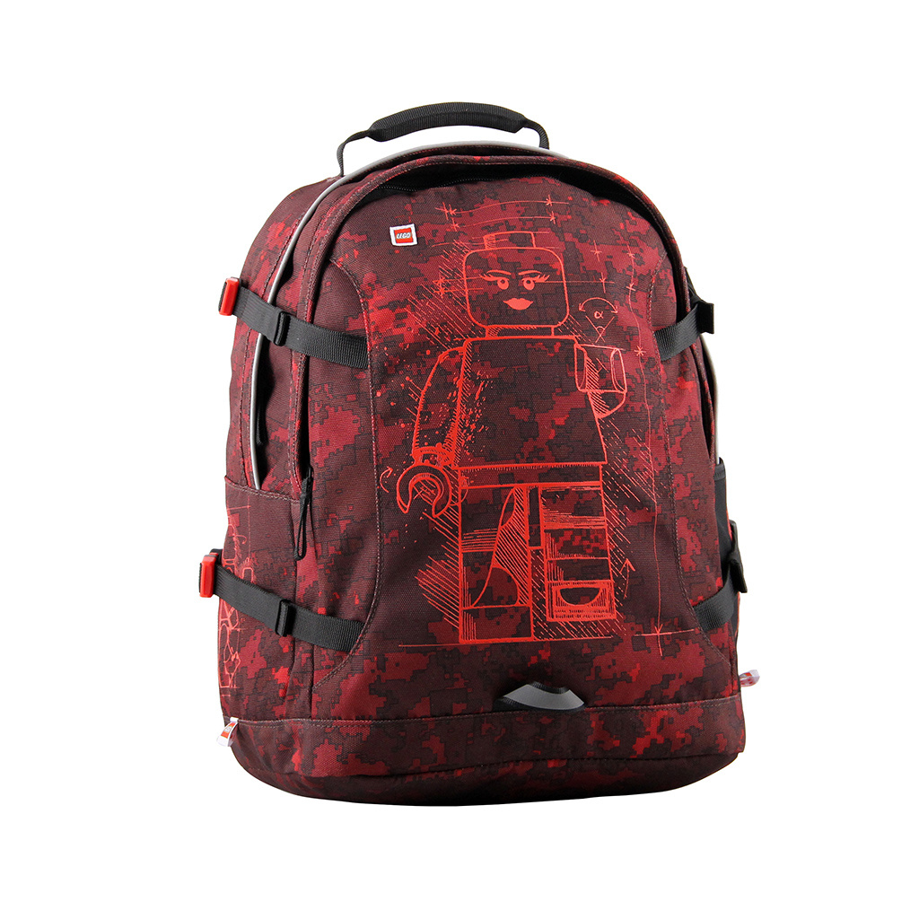 LEGO Teen Minifigure Burgundy Backpack