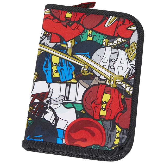 LEGO Ninjago Comic Pencil Case with Pencils