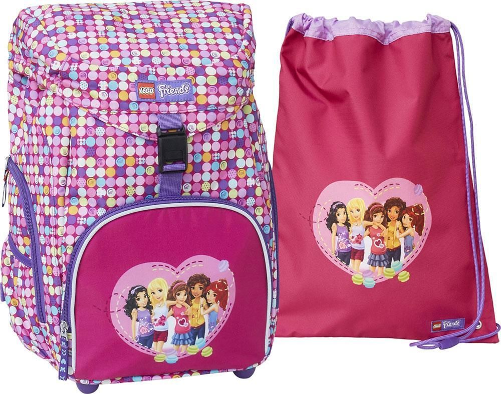 LEGO 200961814 Friends Confetti Backpack with Gym Bag box