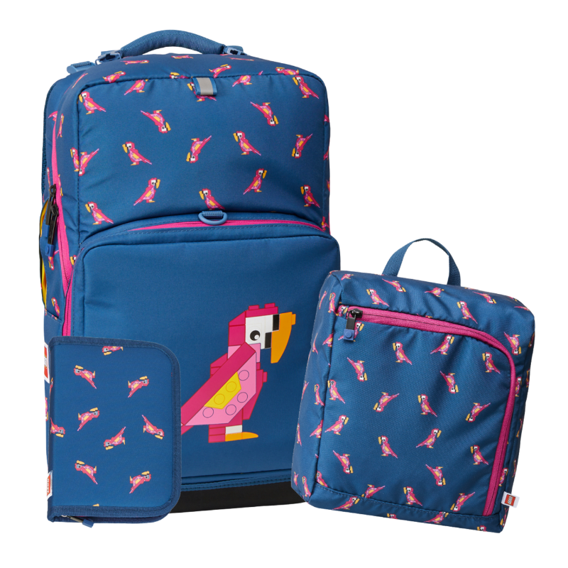 LEGO Parrot Backpack with Gym Bag and Pencil Case