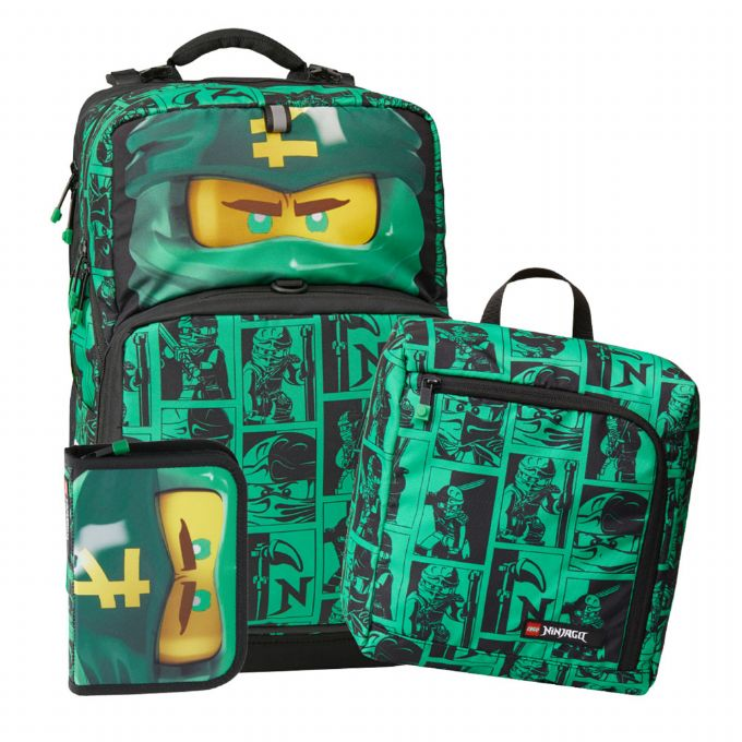LEGO Ninjago Lloyd Backpack with Gym Bag and Pencil Case