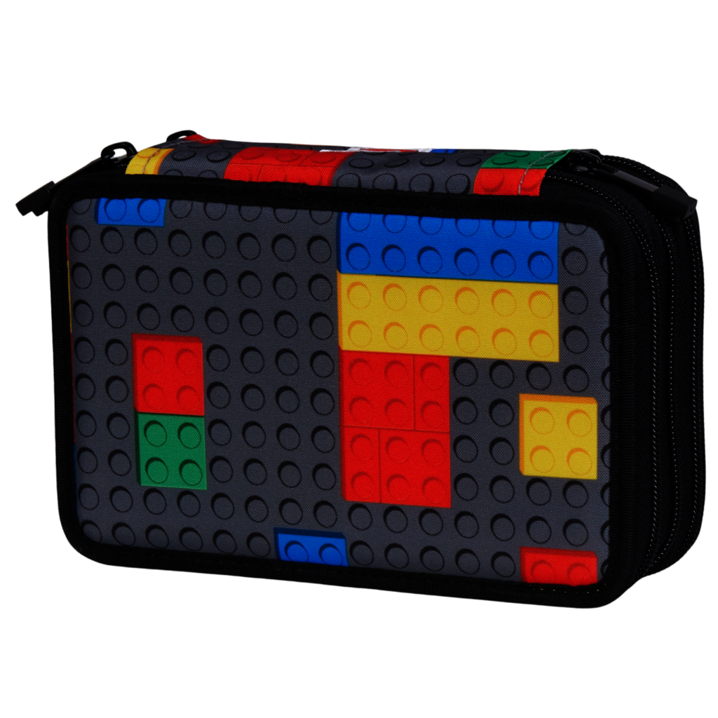 LEGO 202372607 Colourful Bricks 3-Layer Pencil Case box