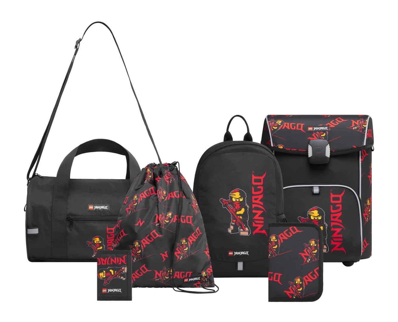 LEGO 203042302 Ninjago Kai School Bag Set of 6 box