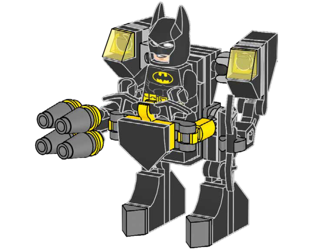 Main image of LEGO Batman and Mega Mech (212401-1)