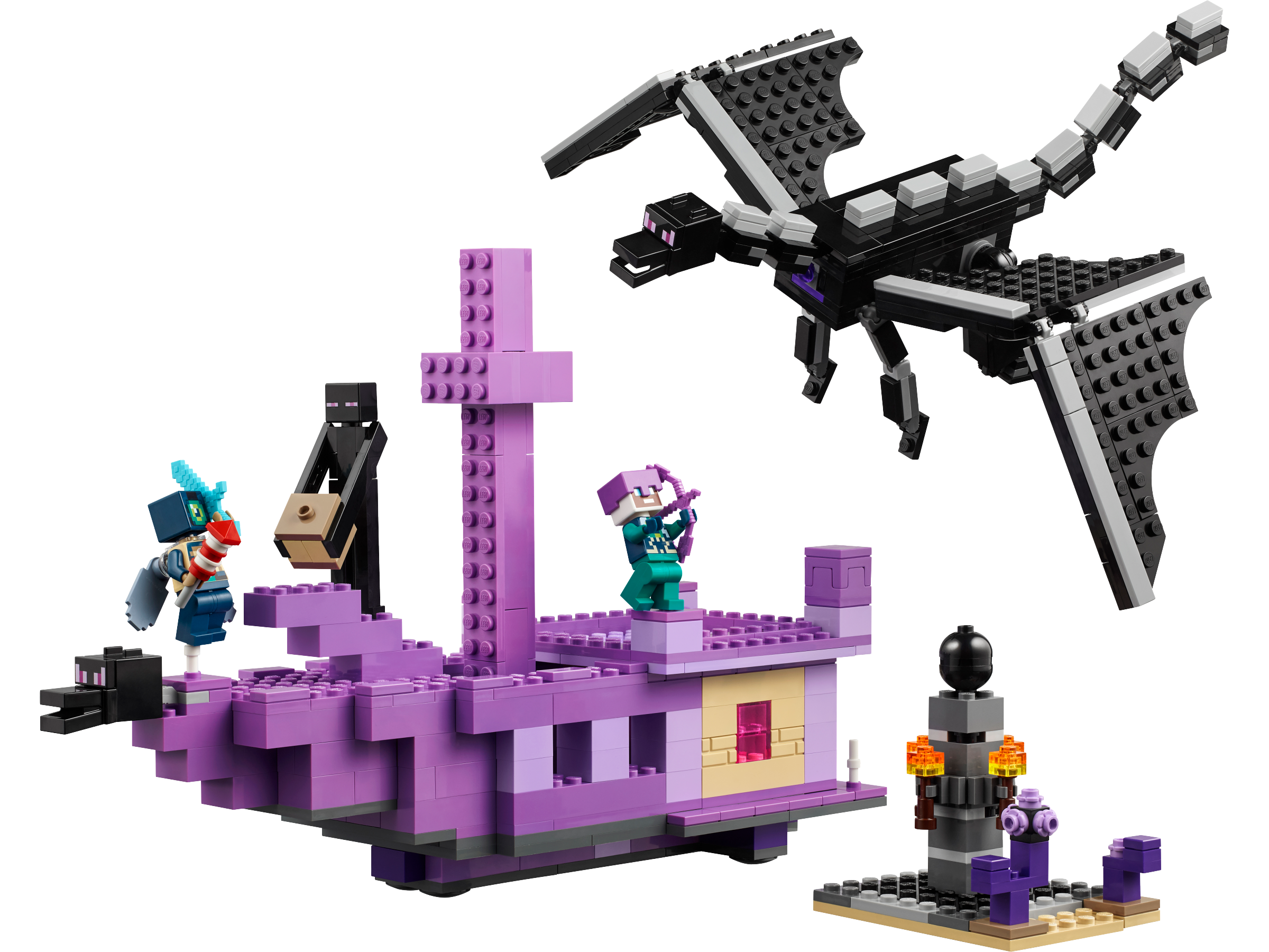 Main image of LEGO The Ender Dragon and End Ship (21264-1)