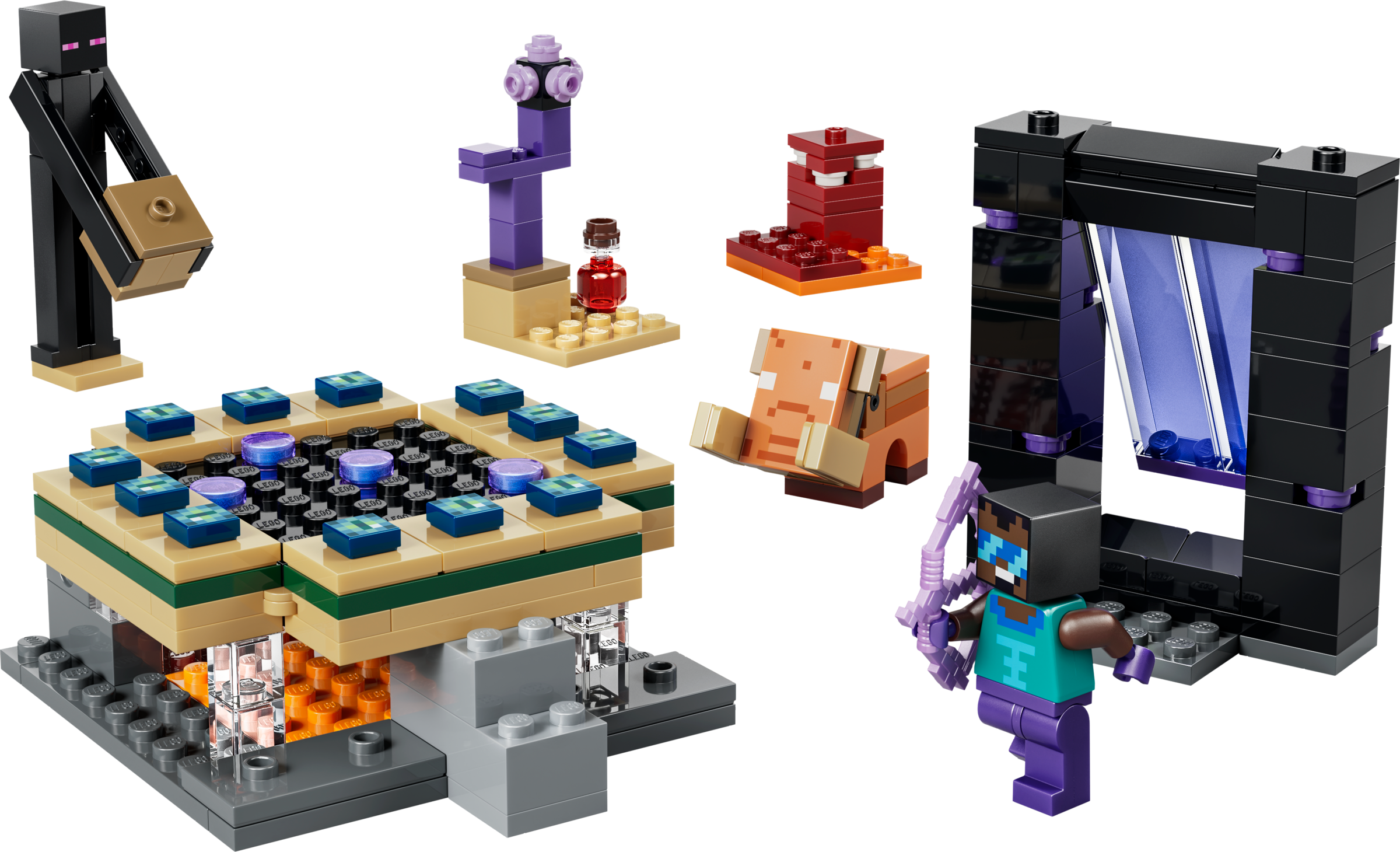 LEGO Nether & End Portal Journey