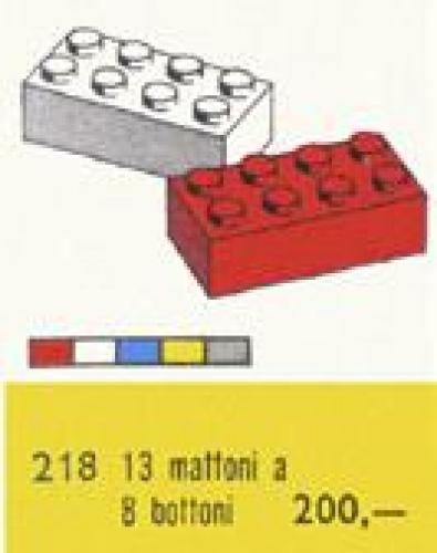 Main image of LEGO 2 x 4 Bricks (218-2)