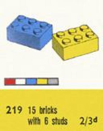 Main image of LEGO 2 x 3 Bricks (219-1)