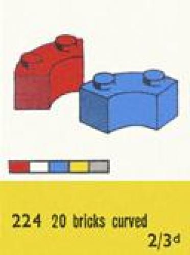 LEGO 2 x 2 Curved Bricks