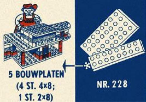 Main image of LEGO 4 x 8 & 2 x 8 Plates (228-1)