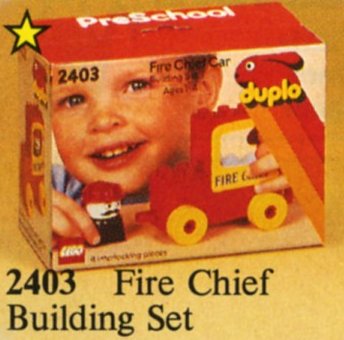 Main image of LEGO Fire Chief Building Set (2403-1)