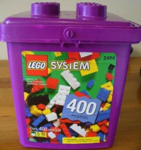 LEGO 400-Piece Purple Bucket