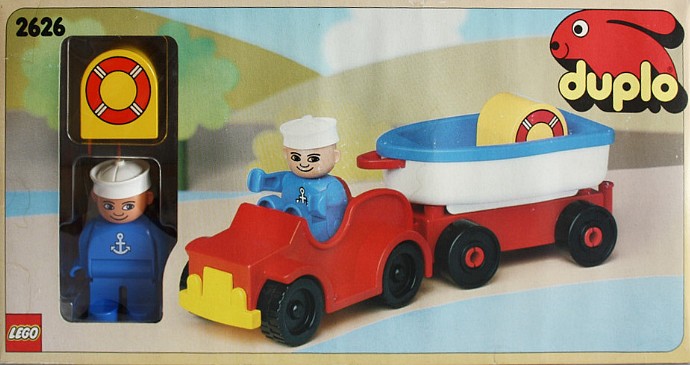 Main image of LEGO Car and Boat Vacation Trailer (2626-1)