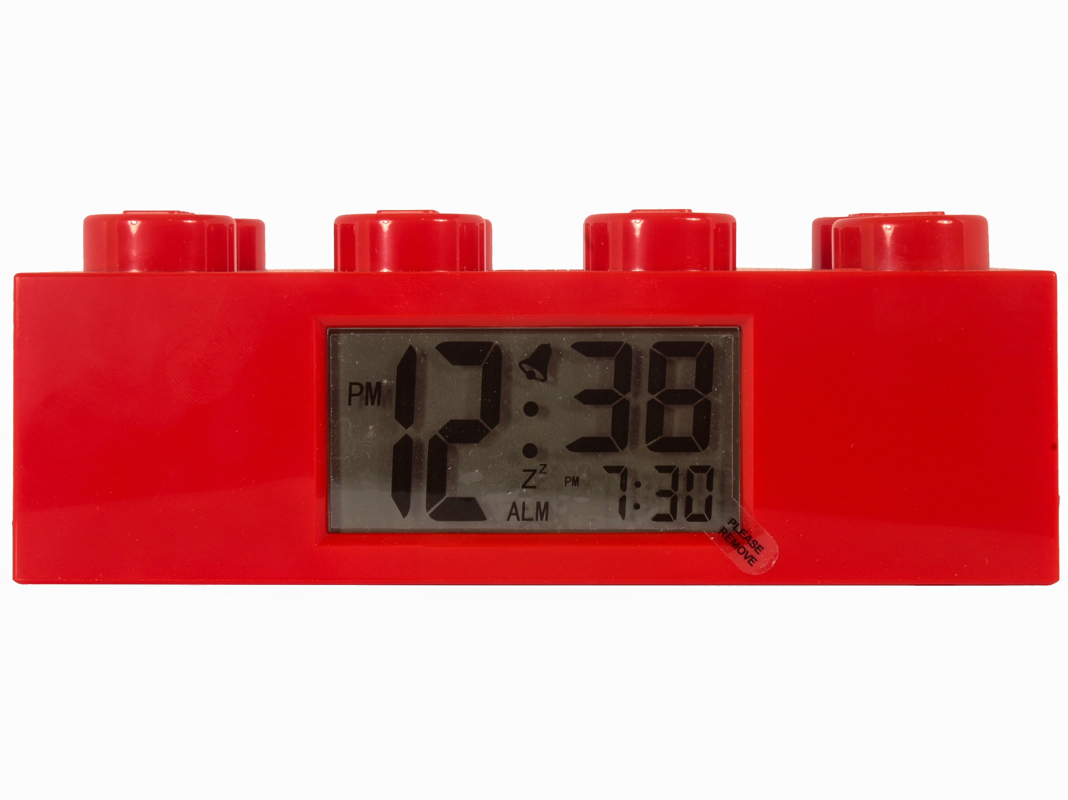 LEGO Brick Alarm Clock (Red)