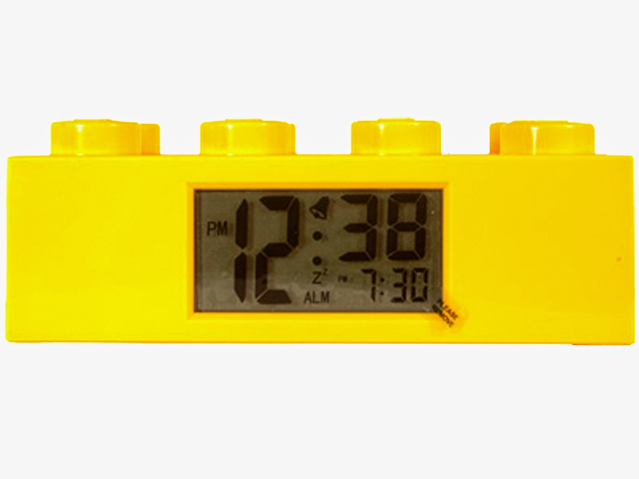 LEGO Brick Alarm Clock (Yellow)