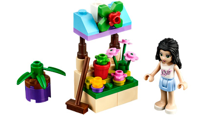 Main image of LEGO Emma's Flower Stand (30112-1)