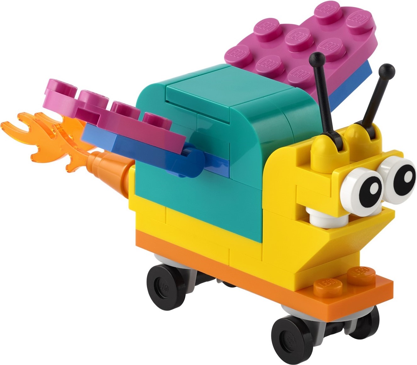 Main image of LEGO Build Your Own Snail With Superpowers (30563-1)