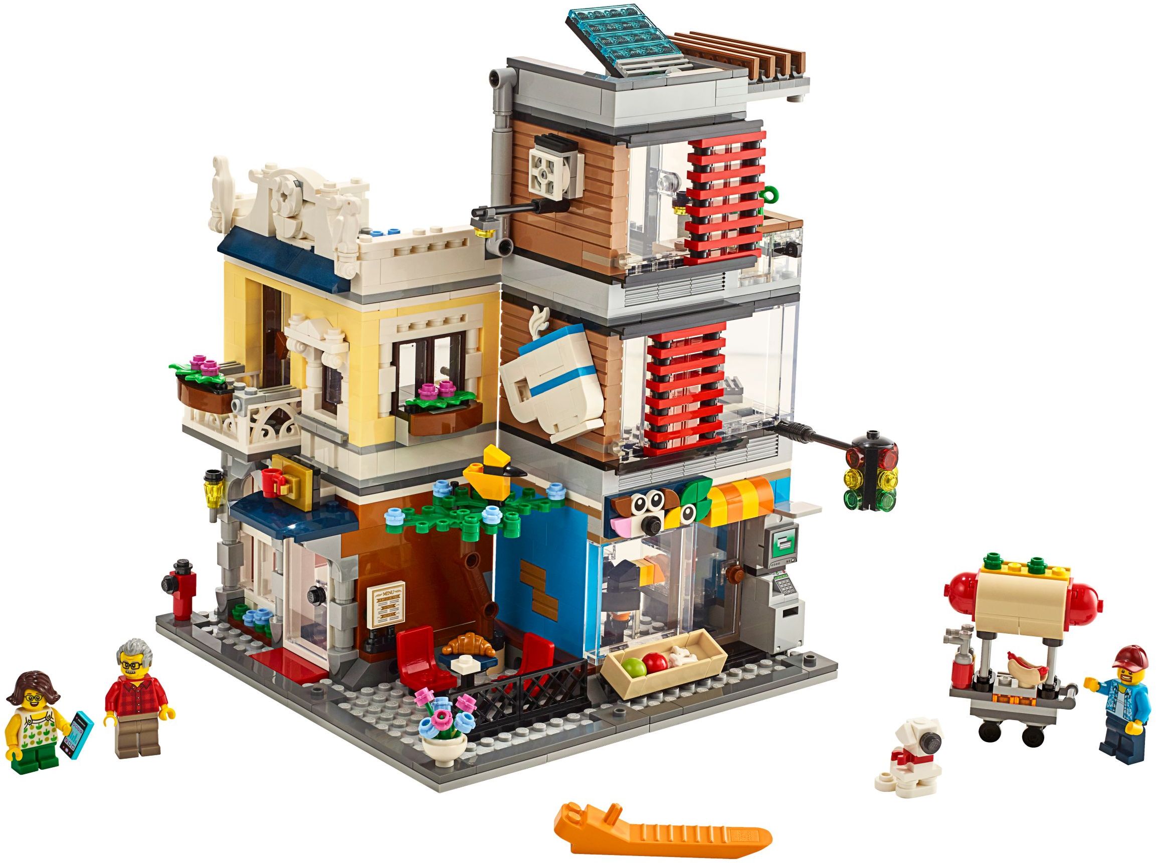 Main image of LEGO Townhouse Pet Shop & Café (31097-1)