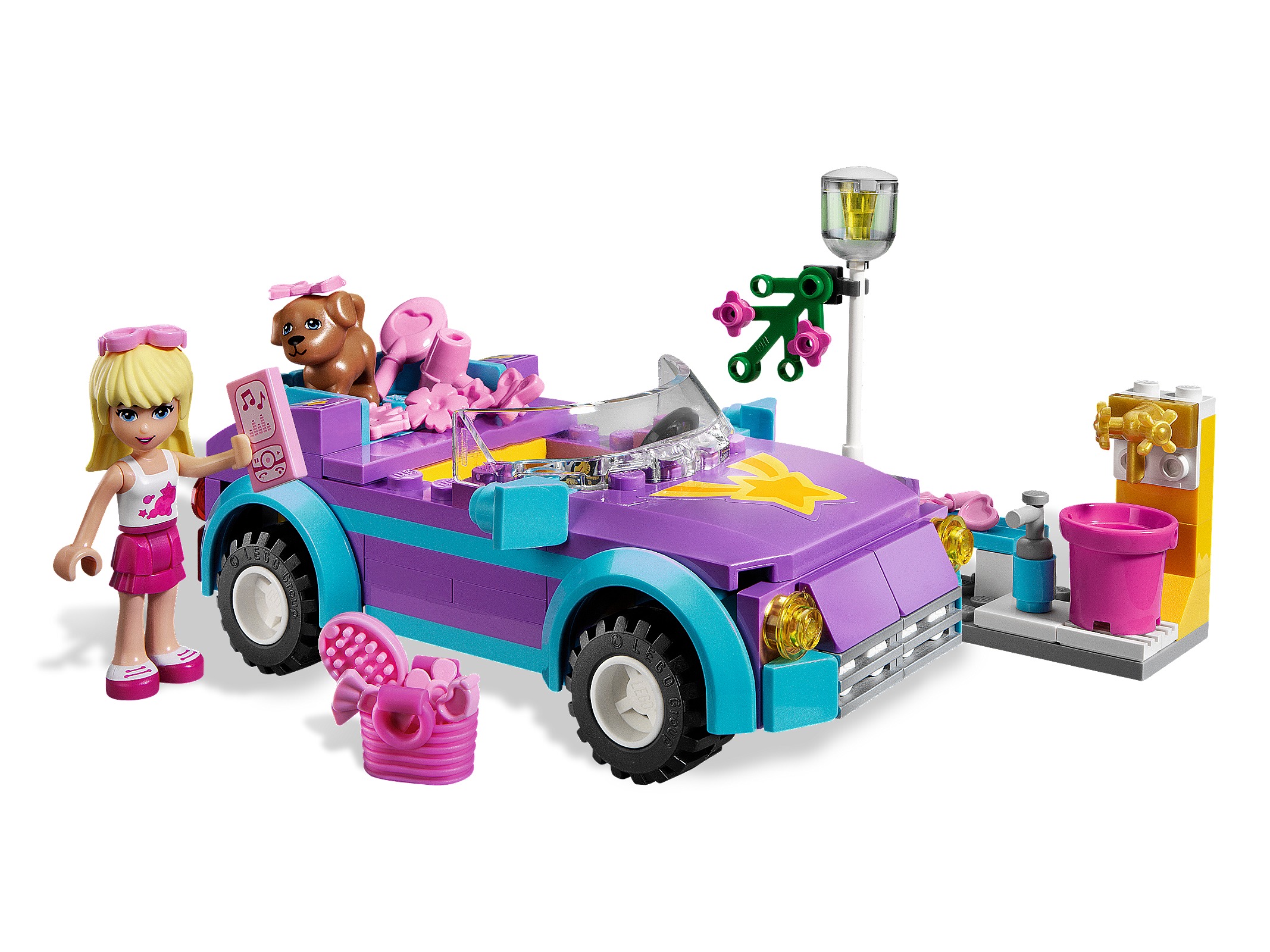 Main image of LEGO Stephanie's Cool Convertible (3183-1)