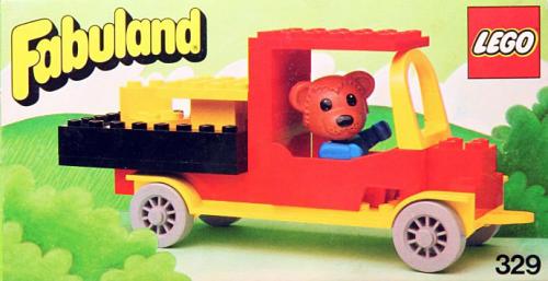 Main image of LEGO Bernard Bear and his Delivery Lorry (329-2)