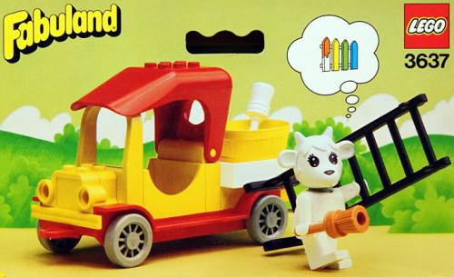 Main image of LEGO Gertrude Goat's Painter's Truck (3637-1)