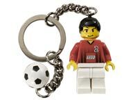 LEGO Soccer Player and Ball Key Chain
