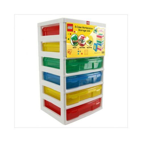 LEGO 6-Case Workstation Storage Unit