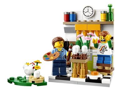 Main image of LEGO Painting Easter Eggs (40121-1)