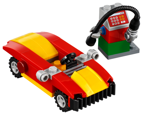 Main image of LEGO Car and Petrol Pump (40277-1)