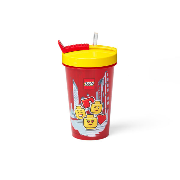 LEGO Girl Tumbler with Straw