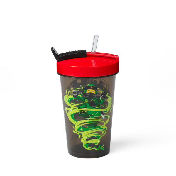 LEGO Ninjago Tumbler with Straw (Red Lid)