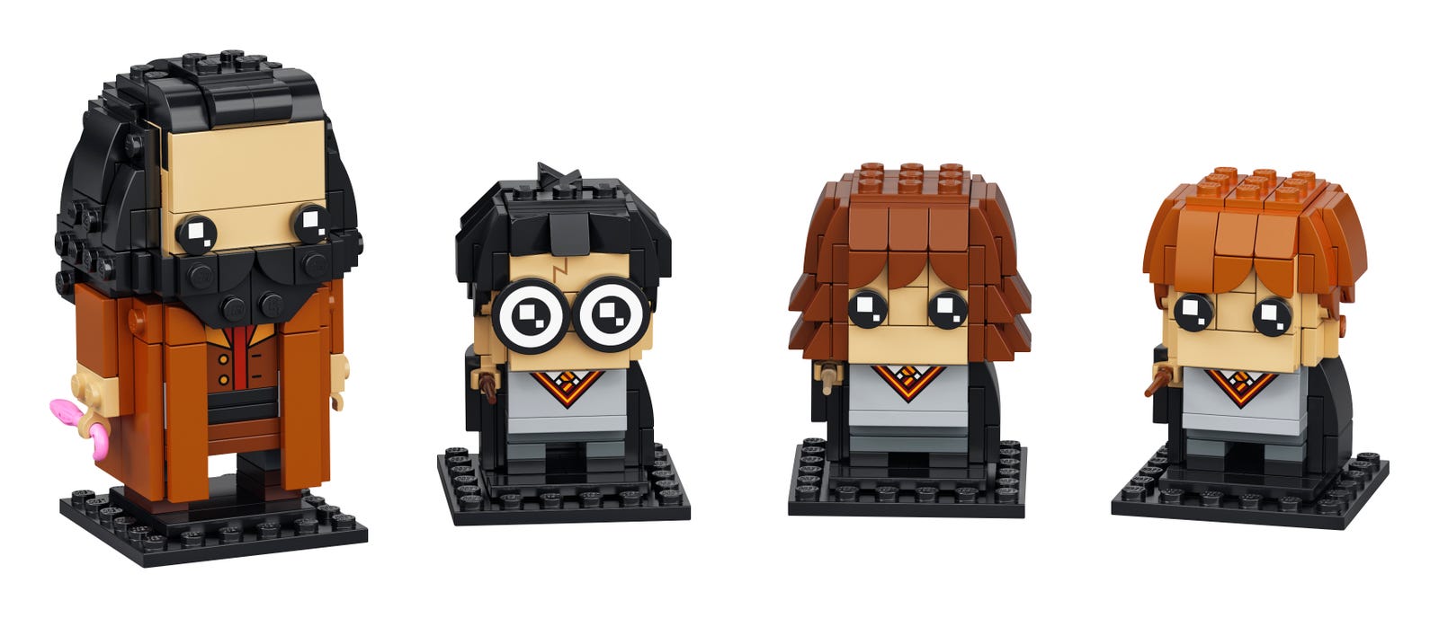 Harry, Hermione, Ron & Hagrid