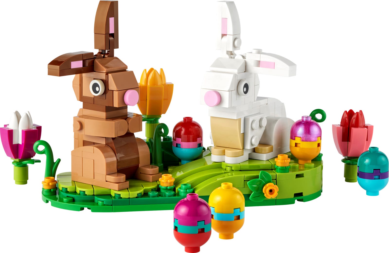 LEGO Easter Rabbits Display