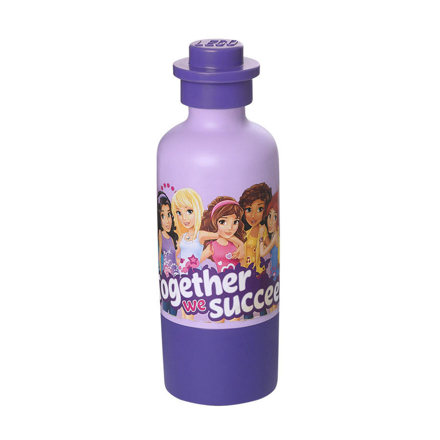 Main image of LEGO Friends Together We Succeed Drinking Bottle with Cup - Purple (40551732-1)