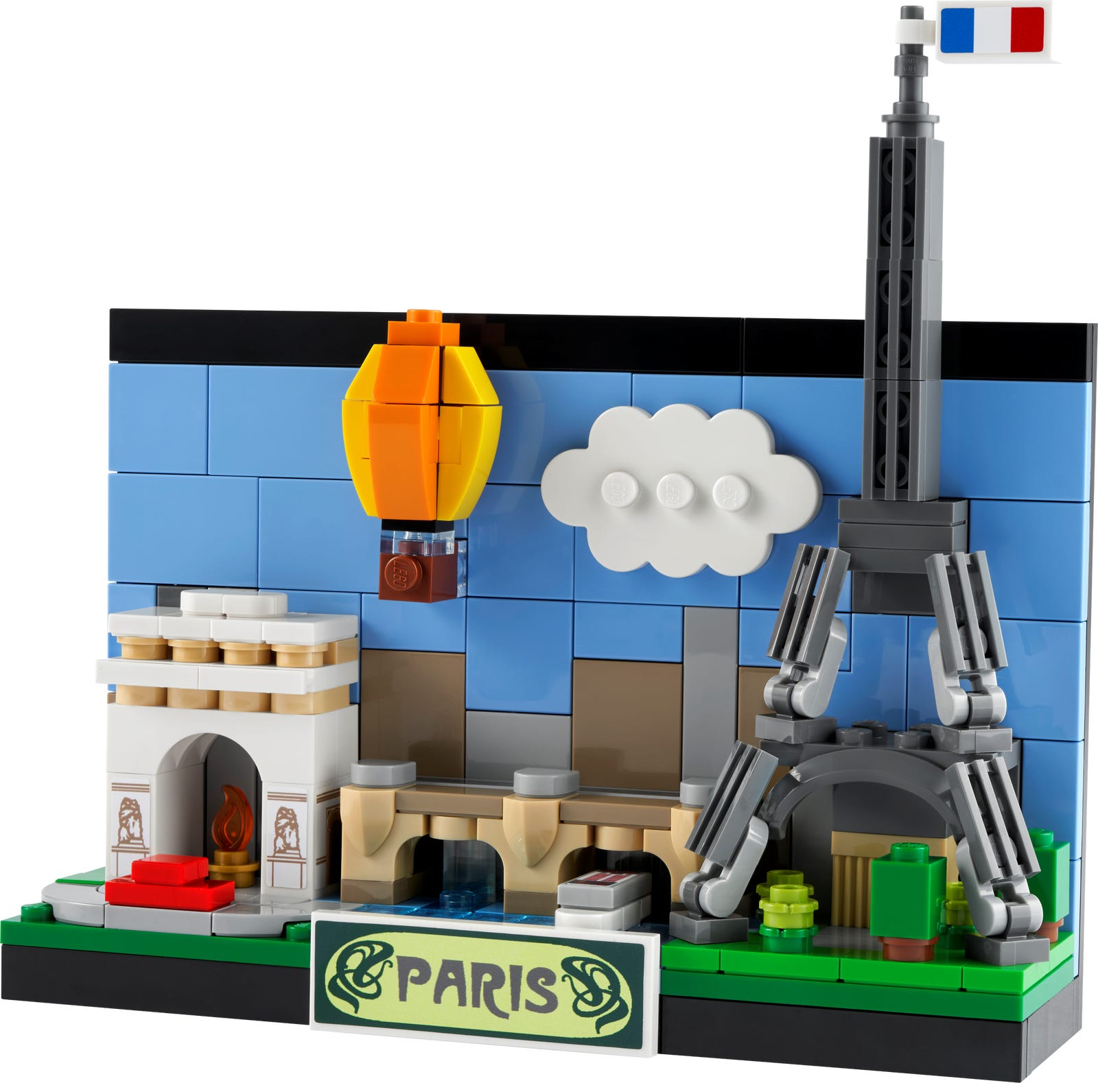 LEGO Paris Postcard